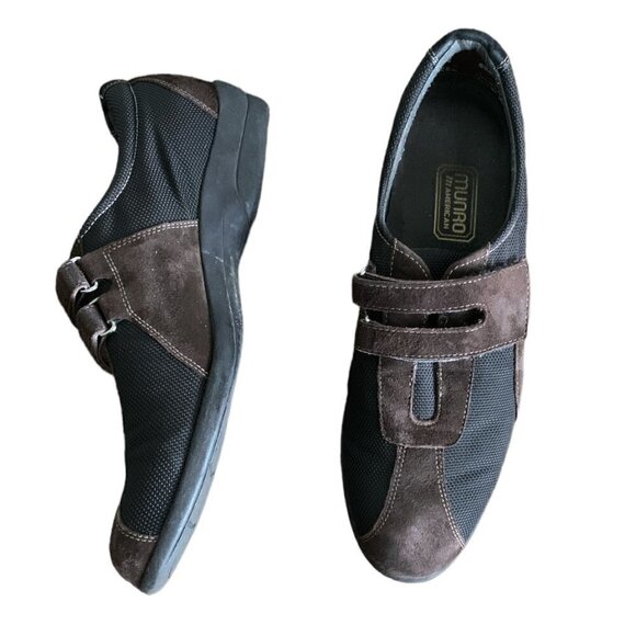 Munro American Sport JOLIET Suede Mesh Flats 8.5N Brown 111B - Picture 4 of 9